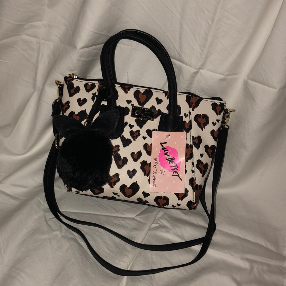 BETSY JOHNSON CHEETAH PURSE